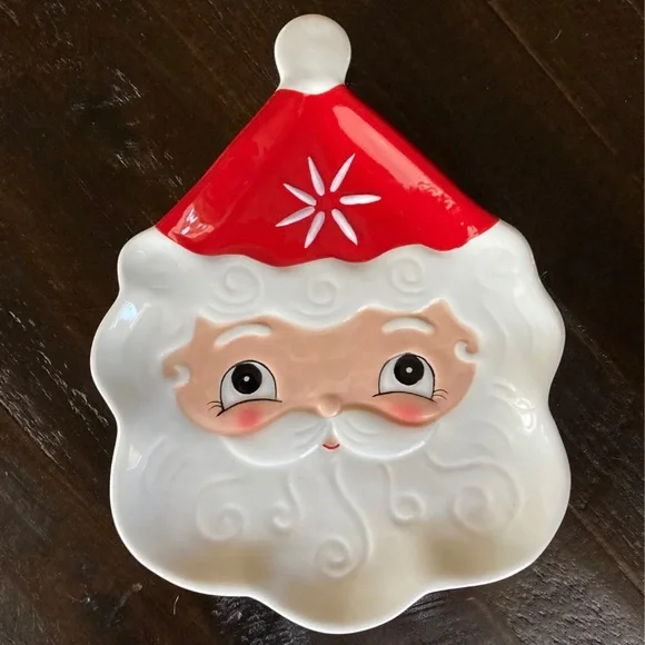 Johanna Parker Santa cookie plate Mrs Claus teapot - Picture 2 of 6